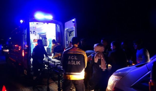 Malatya- Sivas yolunda 2 otomobil çarpıştı