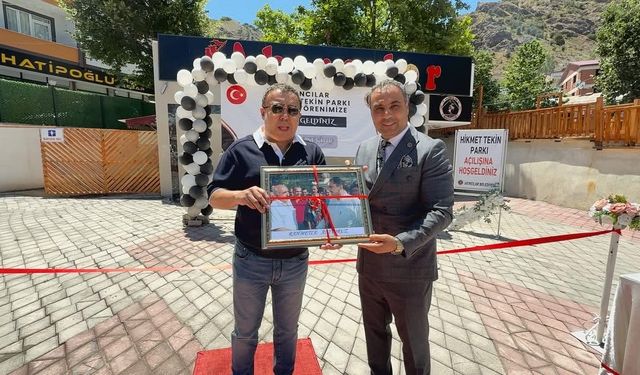 Akıncılar'da yapımı tamamlanan park hizmete açıldı