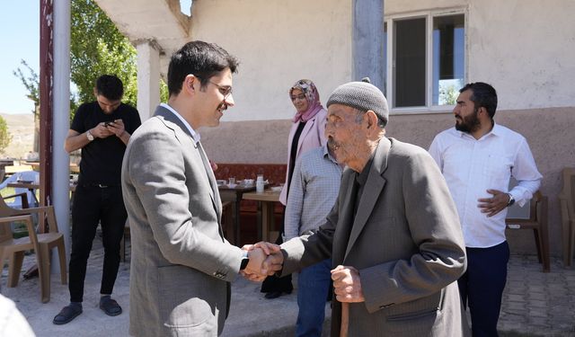 Ulaş Kaymakamı Eskimez'in köy ziyaretleri