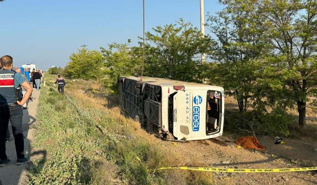 Yolcu Otobüsü Devrildi: Ölü ve Yaralılar Var!