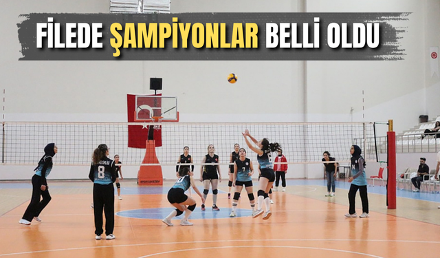 Filede Şampiyonlar Belli Oldu