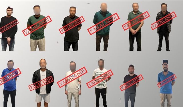 Kırmızı bültenle aranan 12 kişi Türkiye'ye getirildi