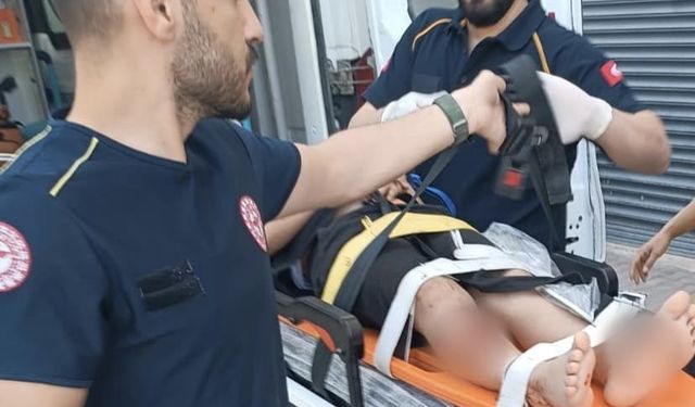 2'nci katın balkonundan düşen çocuk yaralandı