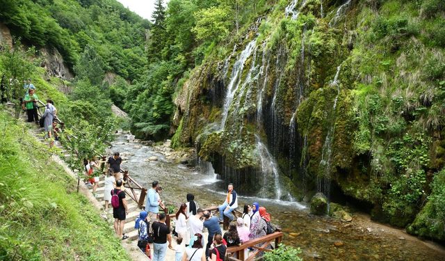 Giresun- Sivas yolunda doğa tutkunlarını ağırlıyor