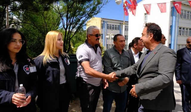 SCÜ'de özel güvenlikler unutulmadı!