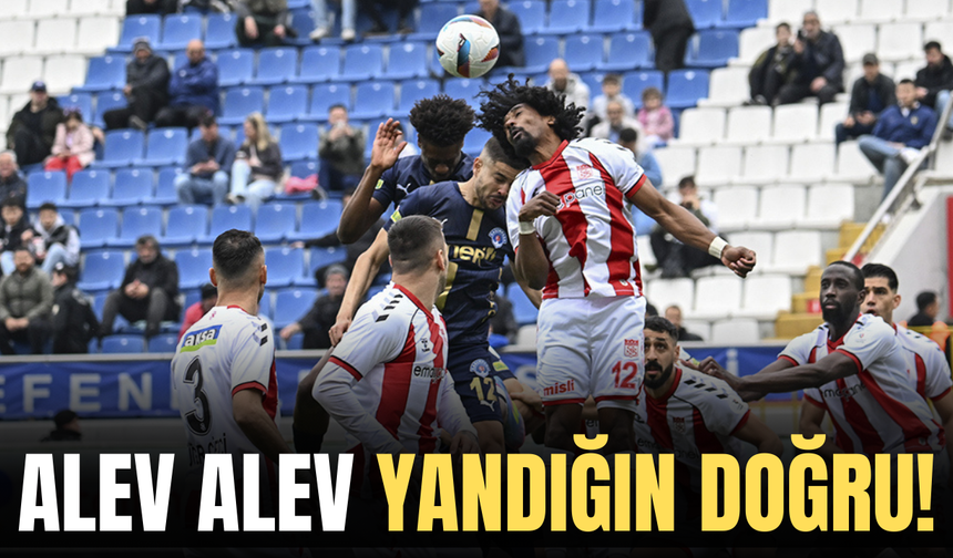 Süper Lig'de heyecan dorukta: Sivasspor alev alev!