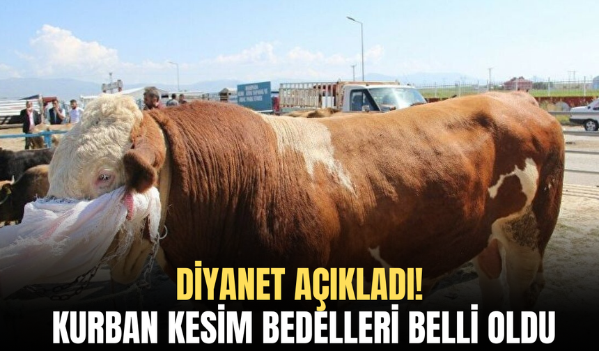 Diyanet açıkladı! Kurban kesim bedelleri belli oldu