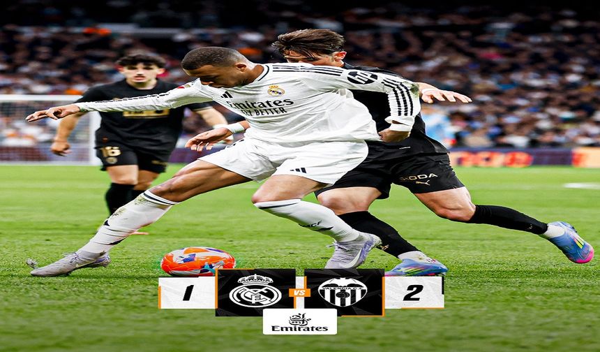Real Madrid’de Kriz! Valencia'nın Son Dakika Golü Şampiyonluktan Etti!