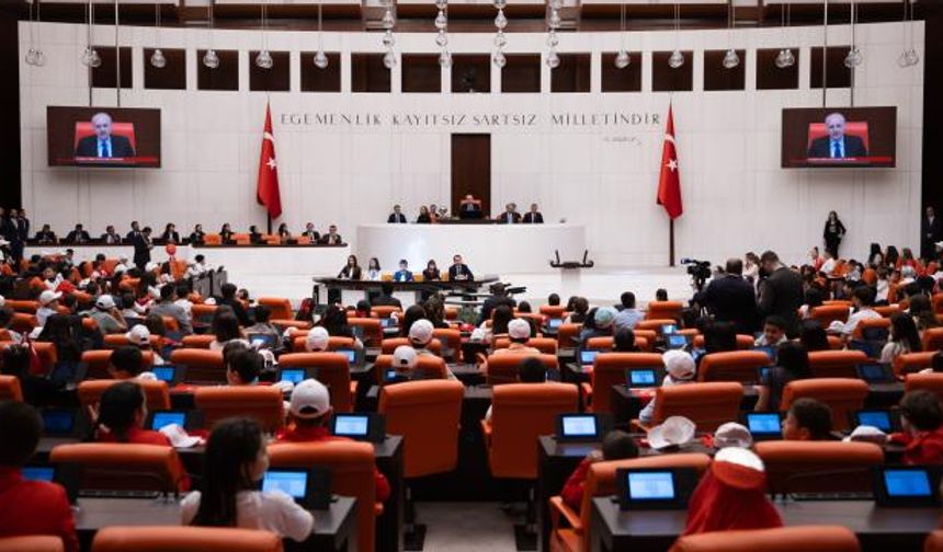 TBMM Genel Kurulunda 23 Nisan çocuk özel oturumu