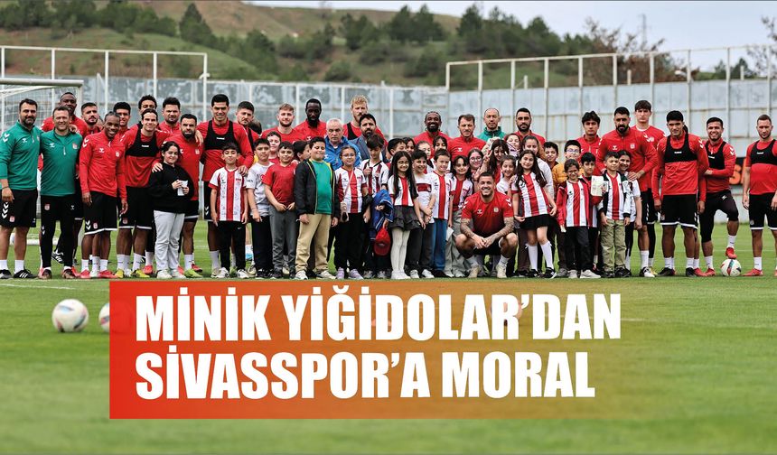 Minik Yiğidolar’dan Sivasspor’a Moral