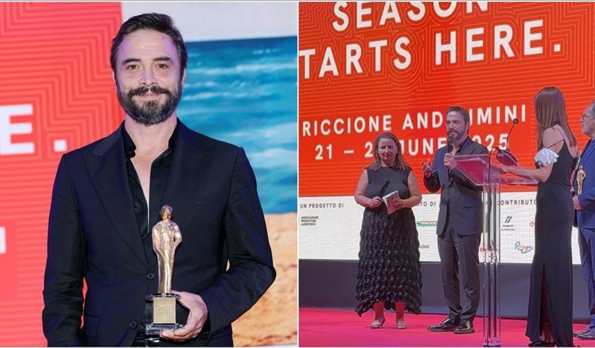 Ahmet Kural İtalya'da "En İyi Erkek Oyuncu Ödülü"nü kazandı
