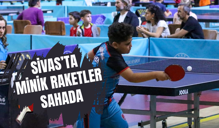 Sivas’ta minik raketler sahada