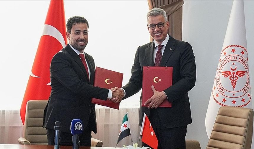 Türkiye ve Suriye'nin sağlık bakanlıkları arasında işbirliği protokolü imzalandı