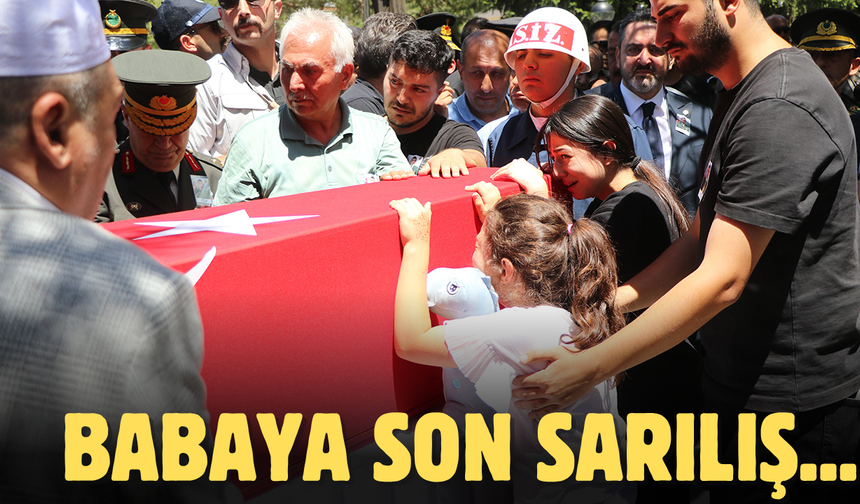Sivas'ın yüreği yanıyor! Şehit Üzüm'ün kızının vedası yürekleri dağladı!