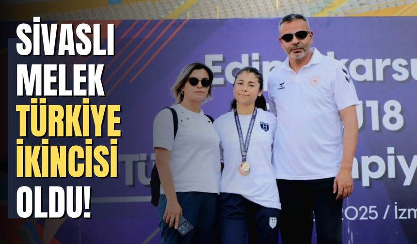 Sivaslı Melek Türkiye ikincisi oldu!