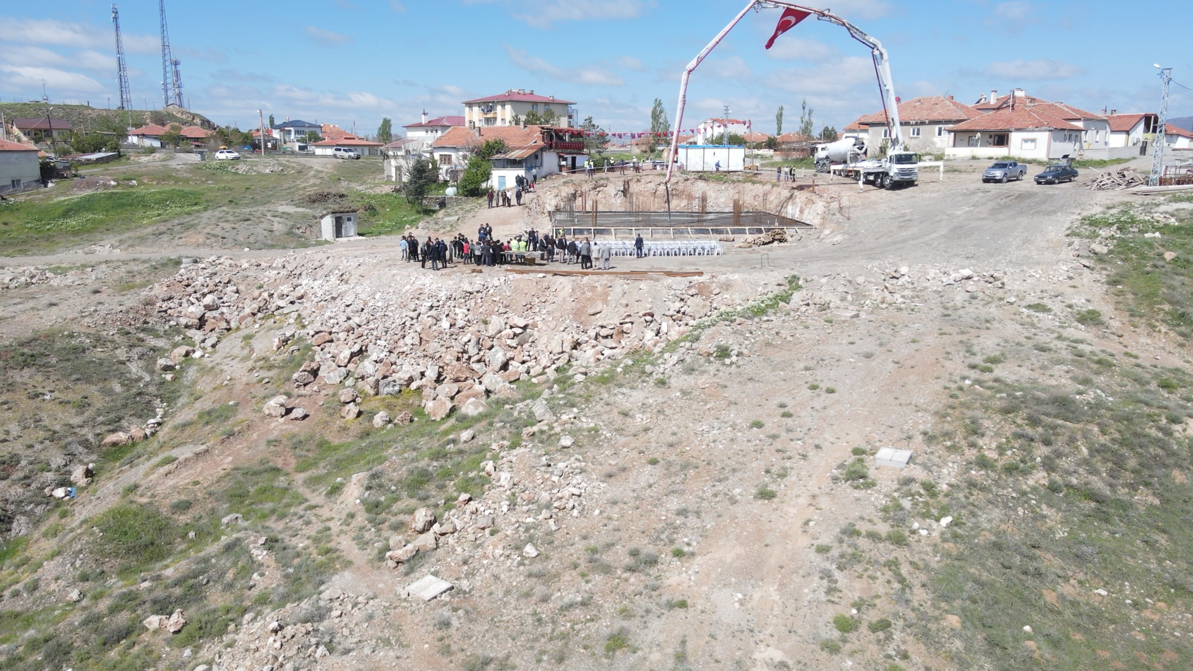 Sivas'a bir cami daha! Temelleri atıldı! 