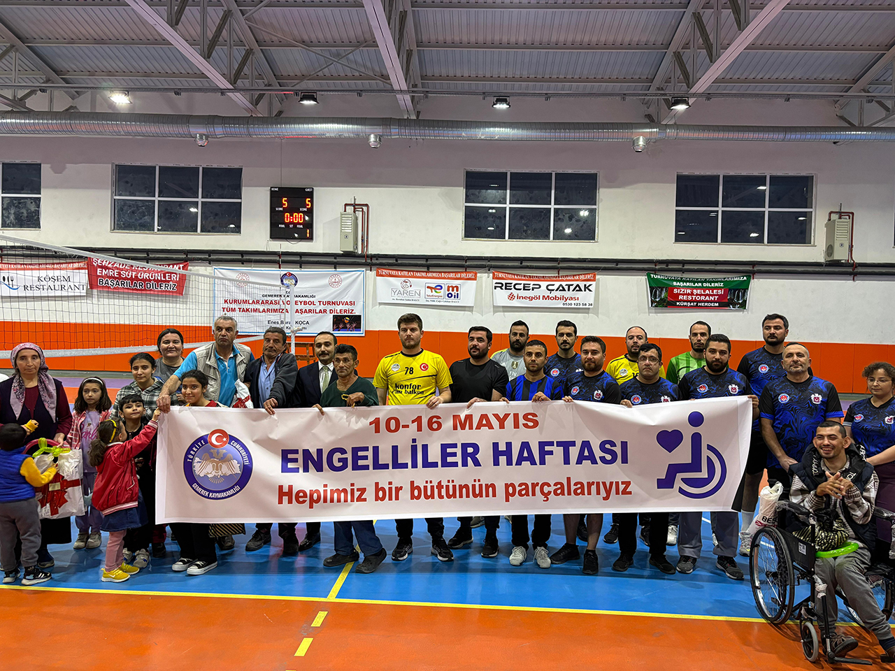 Engelliler Haftasına özel voleybol turnuvası