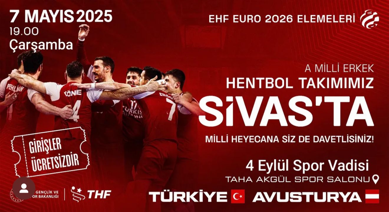 Sivas’taki milli maçın programı belli oldu