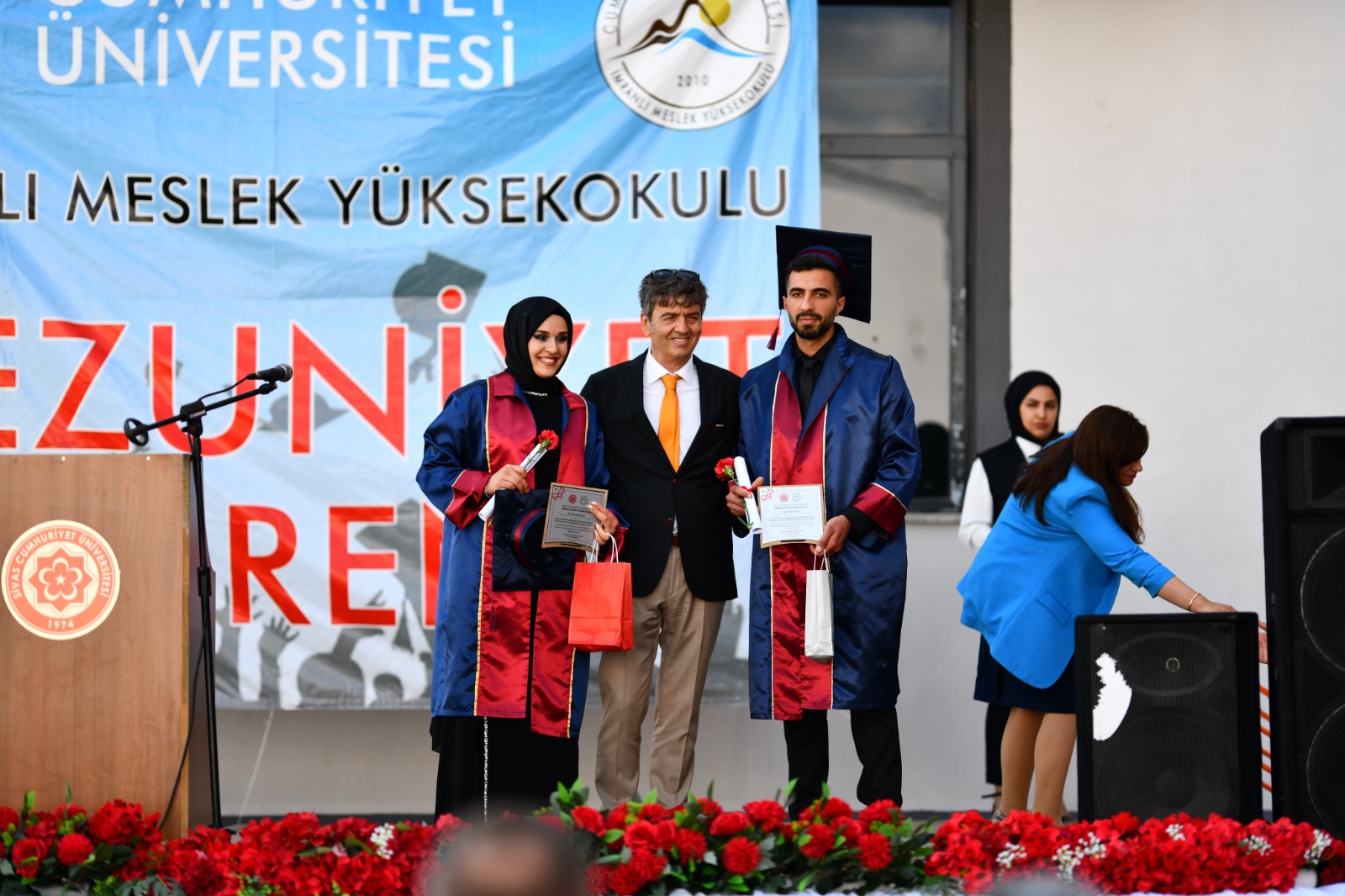 Mezuniyet coşkusu yaşadılar