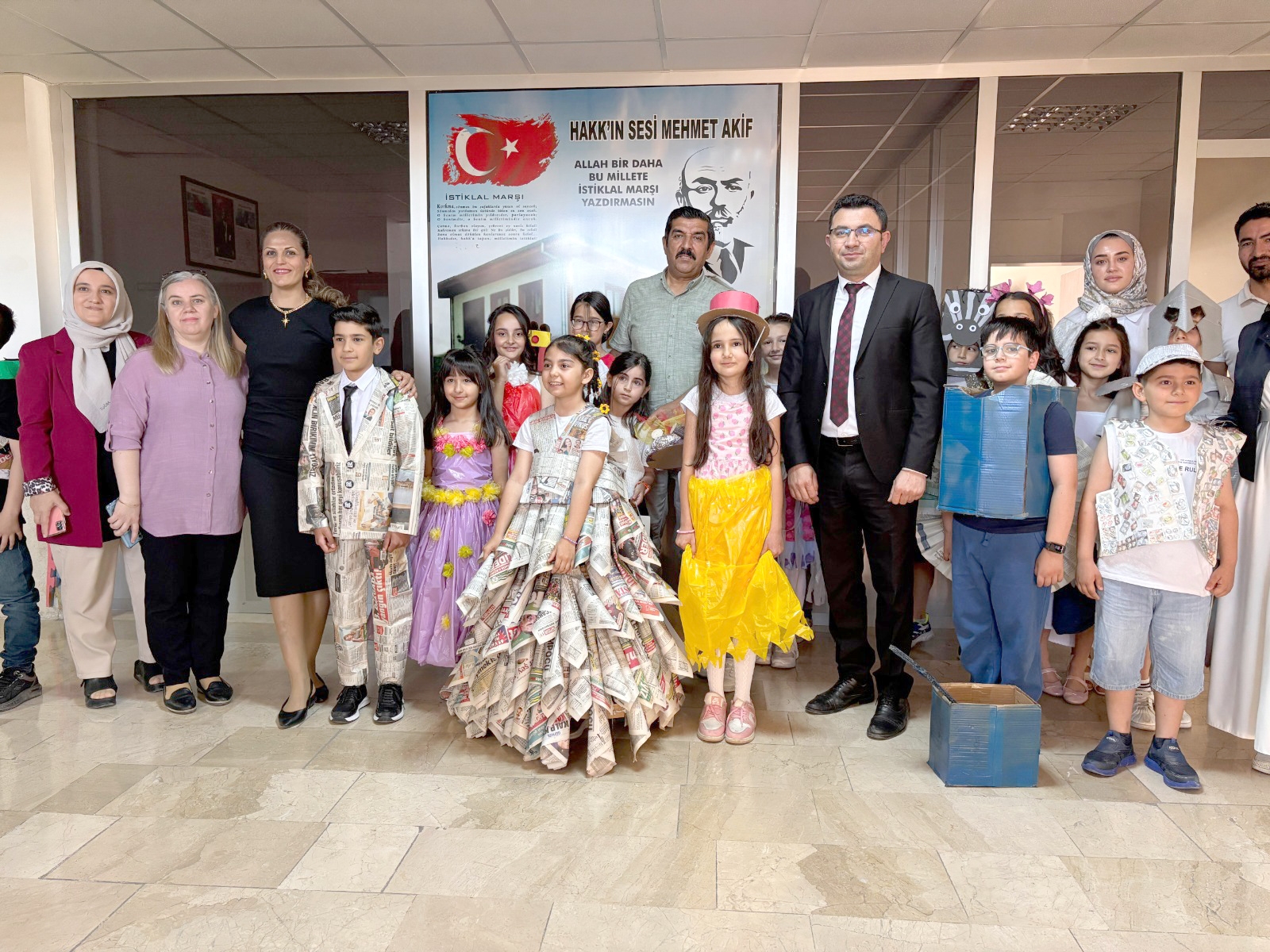 Geri dönüşüme dikkat çektiler