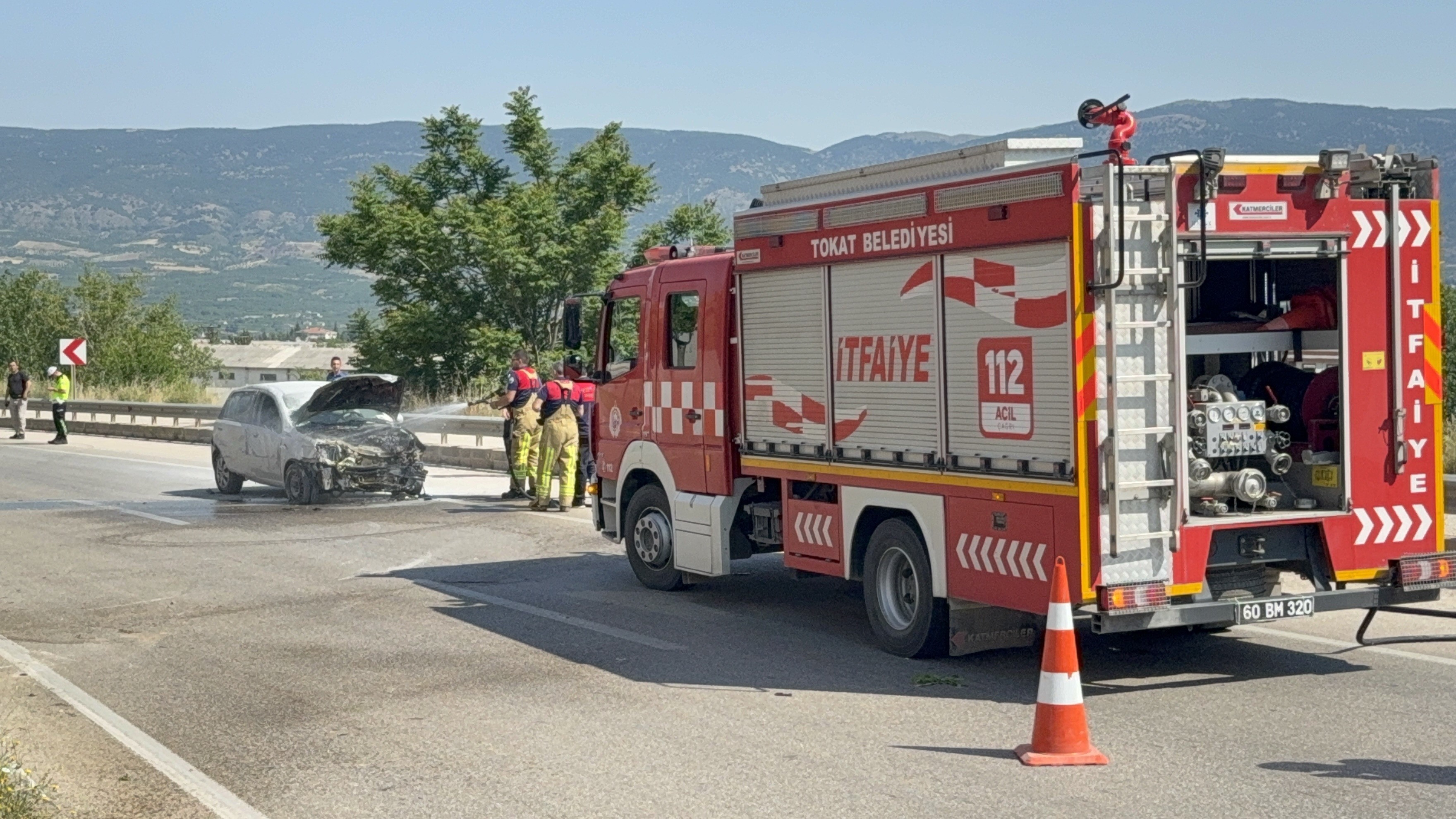 Tokat- Sivas yolunda kaza
